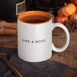 Tasse 2 Couleurs Citation drôle et tendance comme un patron