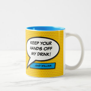 Tasse 2 Couleurs Citation drôle personnalisée Comique Livre discour