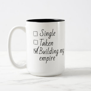 Tasse 2 Couleurs Citation motivationnelle de style liste de contrôl