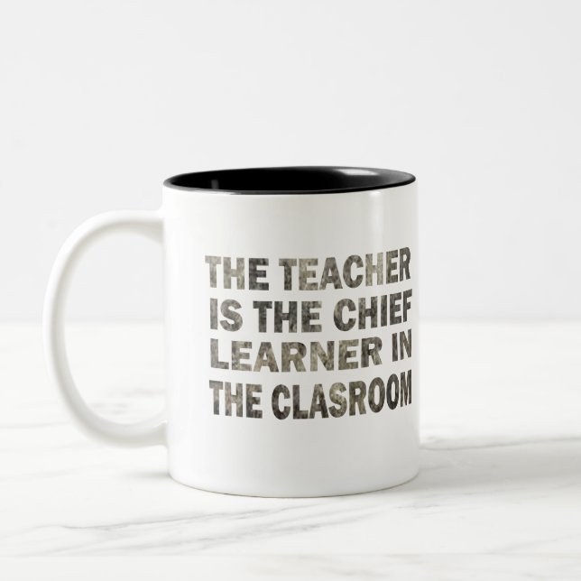 Tasse 2 Couleurs Citations amusantes des professeurs (Gauche)
