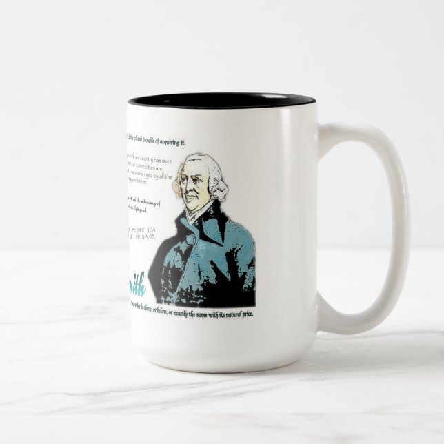 Tasse 2 Couleurs Citations de forgeron d'Adam (Droit)