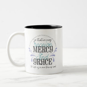 Tasse 2 Couleurs Citations en hébreu 4:16