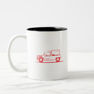 Tasse 2 Couleurs Citroen Mehari