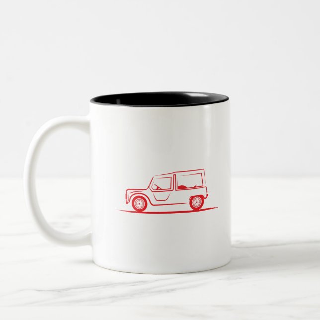 Tasse 2 Couleurs Citroen Mehari (Gauche)