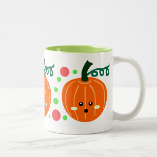 Tasse 2 Couleurs Citrouille mignons