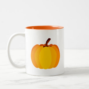 Tasse 2 Couleurs Citrouille orange
