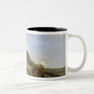 Tasse 2 Couleurs Clairière de forêt près d'un village, 1833