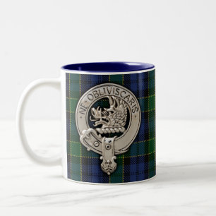Tasse 2 Couleurs Clan Campbell Crest et Breadalbane Tartan