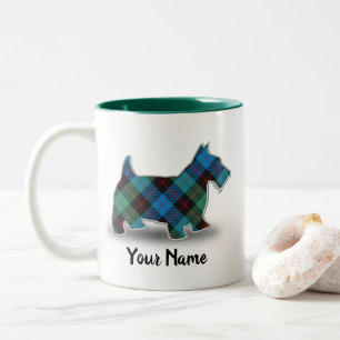 Tasse 2 Couleurs Clan écossais Guthrie Tartan Scottish Terrier