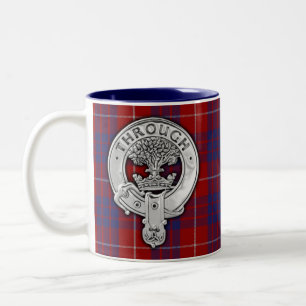 Tasse 2 Couleurs Clan Hamilton Crest & Tartan