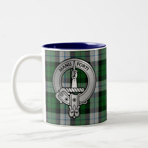 Tasse 2 Couleurs Clan MacKay Crest & Dress Tartan