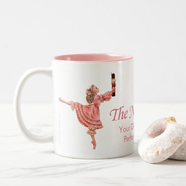 Tasse 2 Couleurs Clara Mug, le ballet des cétacés (Avec donut)