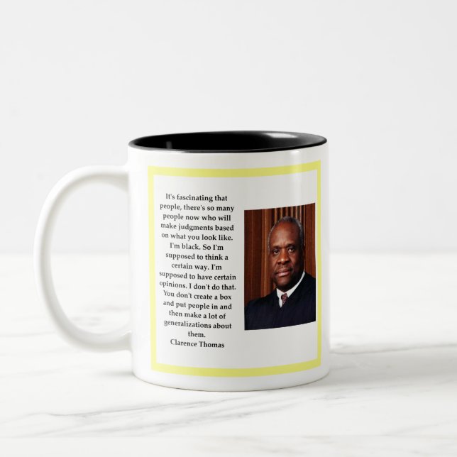 Tasse 2 Couleurs Clarence Thomas (Gauche)