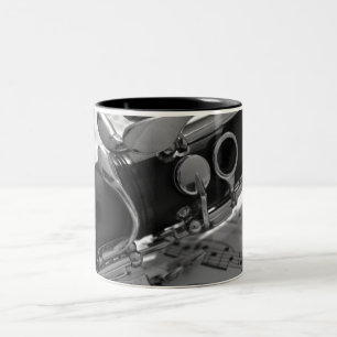 Tasse 2 Couleurs Clarinet avec Partition