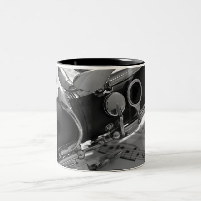 Tasse 2 Couleurs Clarinet avec Partition (Centre)