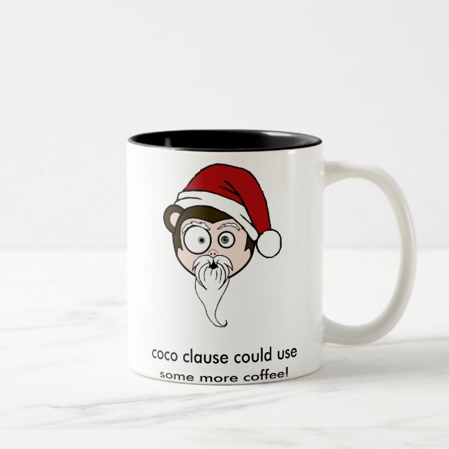 Tasse 2 Couleurs clause coco. (Droit)