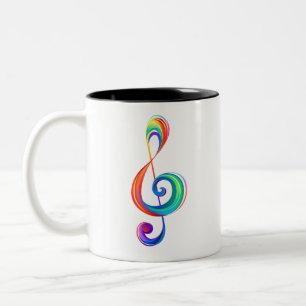 Tasse 2 Couleurs Clé arc-en-ciel