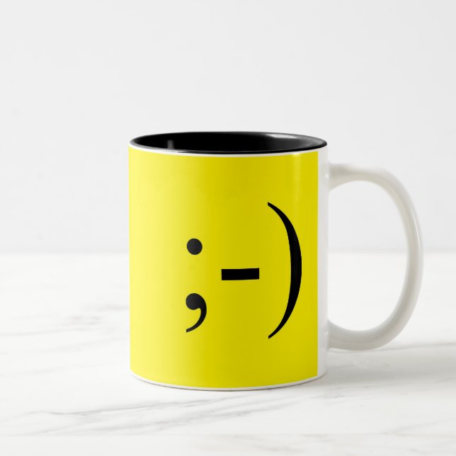 Tasse 2 Couleurs Clin d'oeil (Droit)