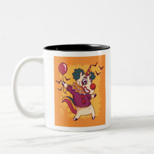Tasse 2 Couleurs Clown Unicorn