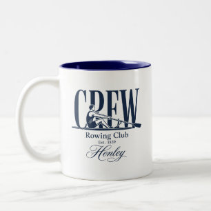 Tasse 2 Couleurs Club d'aviron rew Henley Établ 1839