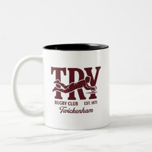 Tasse 2 Couleurs Club de Rugby Try Twickenham Est 1871
