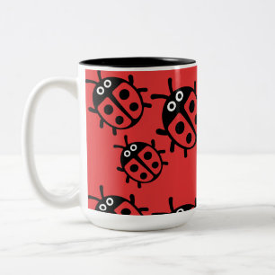 Tasse 2 Couleurs coccinelle et coccinelle