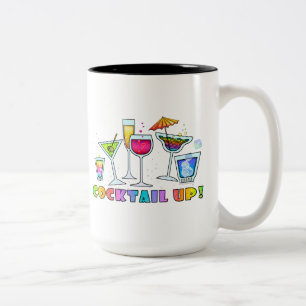 TASSE 2 COULEURS COCKTAILS VERRES - COUPE - STEIN - VERRE
