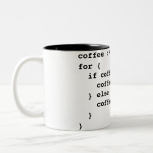 Tasse 2 Couleurs Code de café dans Golang