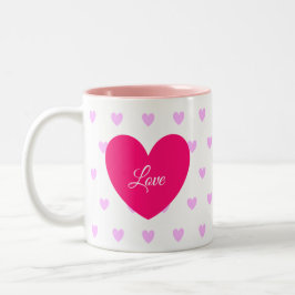 Tasse 2 Couleurs Coeur d'amour