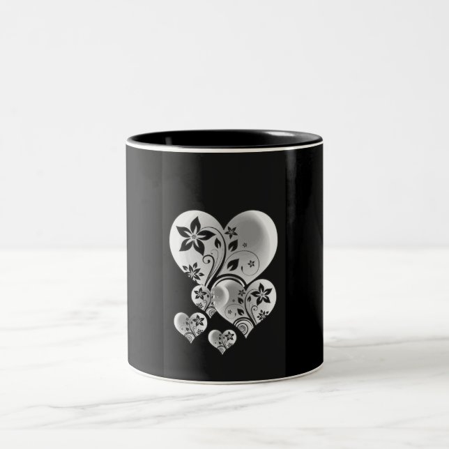 TASSE 2 COULEURS COEUR OU MÊME "AMOUR" (Centre)
