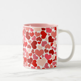 Tasse 2 Couleurs Coeurs