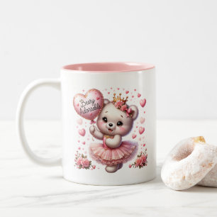 Tasse 2 Couleurs Cœurs de la Saint-Valentin
