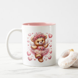 Tasse 2 Couleurs Cœurs de la Saint-Valentin