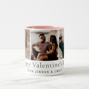 Tasse 2 Couleurs Cœurs Rouges Élégants Joyeuse Saint-Valentin 3 Pho