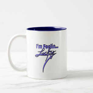 Tasse 2 Couleurs Coffee Cup : Je me sens chanceuse