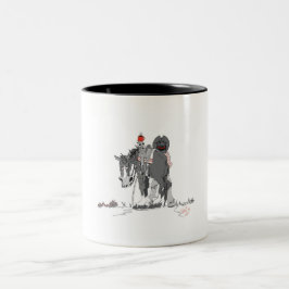 Tasse 2 Couleurs Coffee Cup Western Art Cartoon