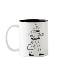 Coffee in one hand, confidence in the other