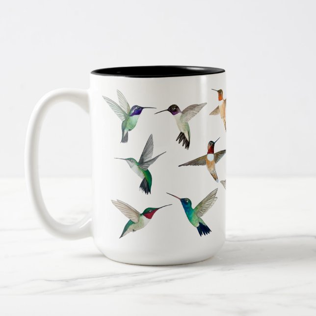 Tasse 2 Couleurs Colibri de l'Amérique du Nord (Gauche)