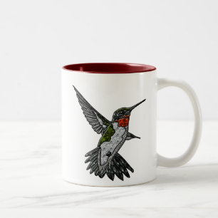 Tasse 2 Couleurs Colibri Ruby Throsé