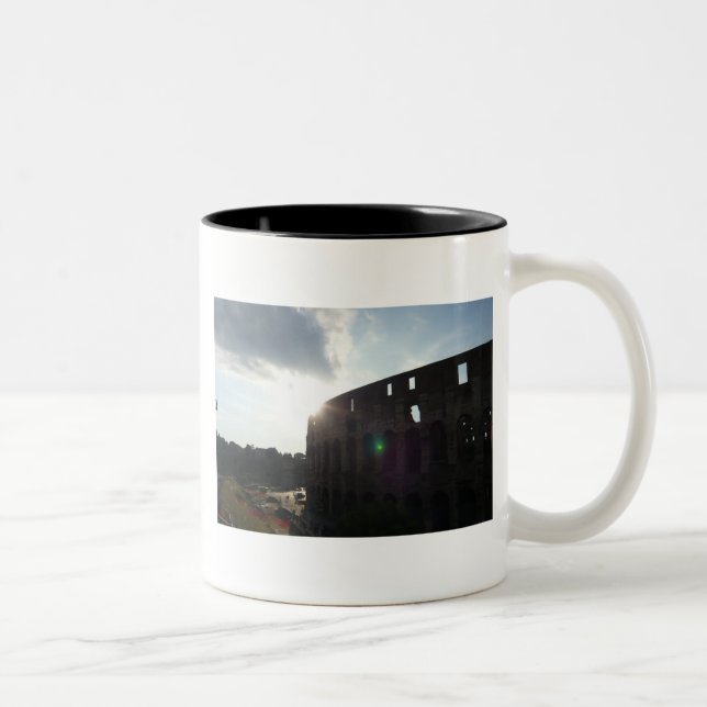 Tasse 2 Couleurs Colisée de Rome (Droit)