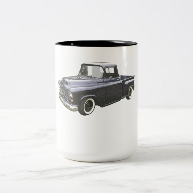 Tasse 2 Couleurs Collecte 1956 de Chevrolet de noir (Centre)