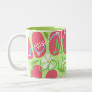 Tasse 2 Couleurs Collection Hawaii Aloha