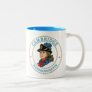 Tasse 2 Couleurs Colonial du Massachusetts de Cambridge