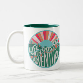 Tasse 2 Couleurs Colorée Christian Mountain Adventure