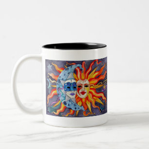 Tasse 2 Couleurs Comédie et tragédie célestes