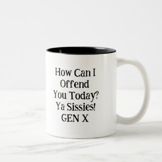 Tasse 2 Couleurs Comment Puis-Je Vous Offenser Aujourd'Hui ?