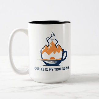 Tasse 2 Couleurs Compass Café