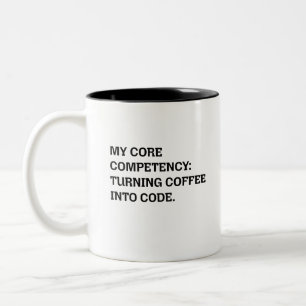 Tasse 2 Couleurs Compétence Clé : Transformer le Café en Code