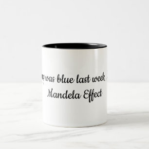 Tasse 2 Couleurs Complot de l'Effet Mandela Voyage dans le temps pa