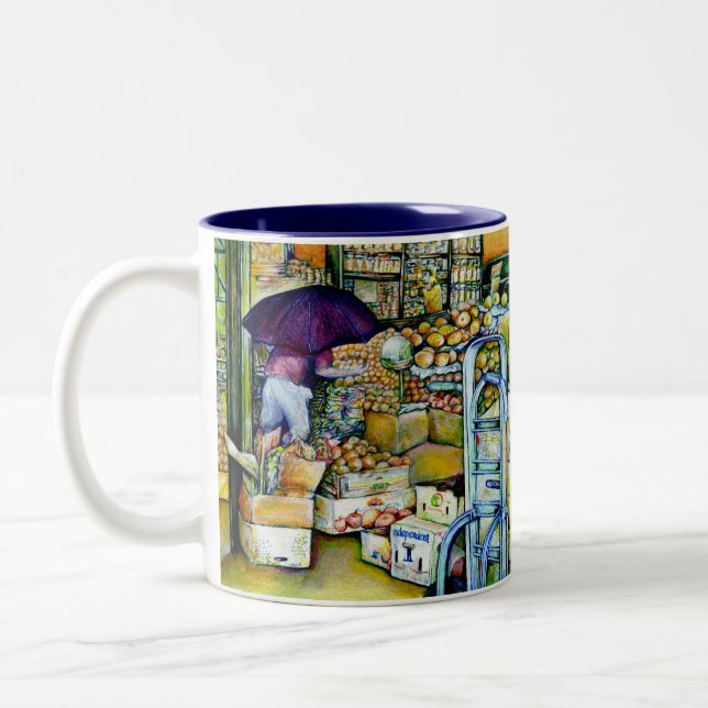 Tasse 2 Couleurs Compromettre la gentrification artistique (Gauche)